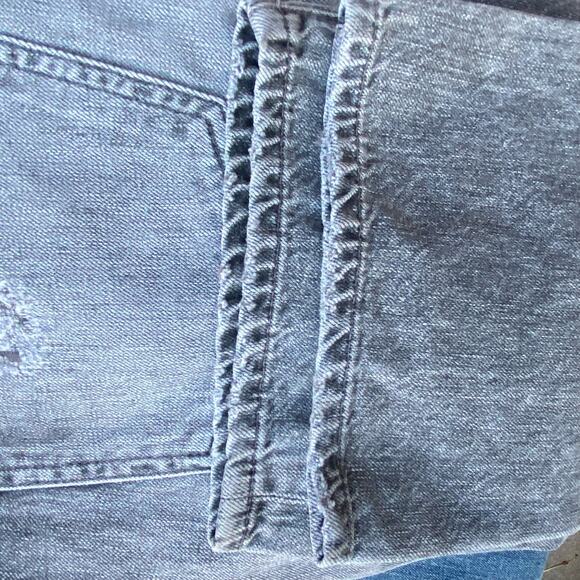 New Agolde Los Angeles Men Denim Rockwell Slim Fit Whiskered Distressed Jeans 36 - Picture 11 of 12